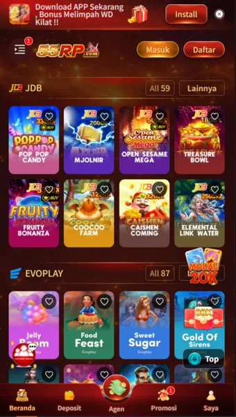 55RP Login Resmi APK 2026