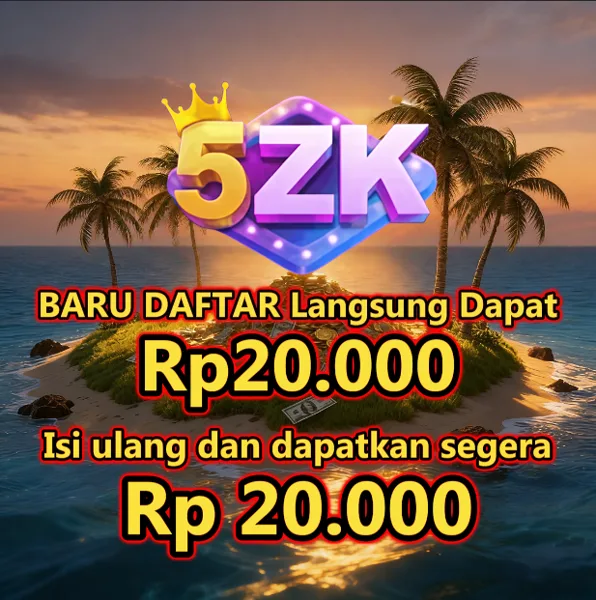 5ZK Bonus Member Baru 100%