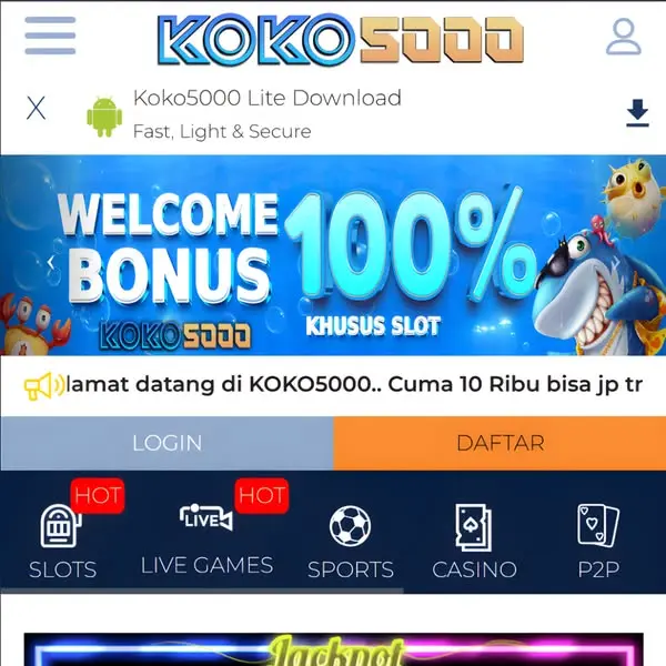 koko5000 Masuk