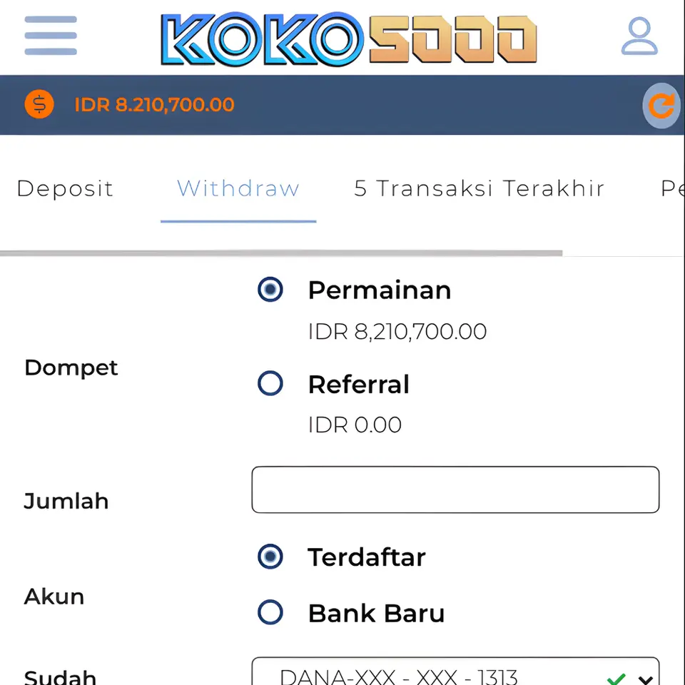 KOKO5000 APK Resmi Unduh Indonesia